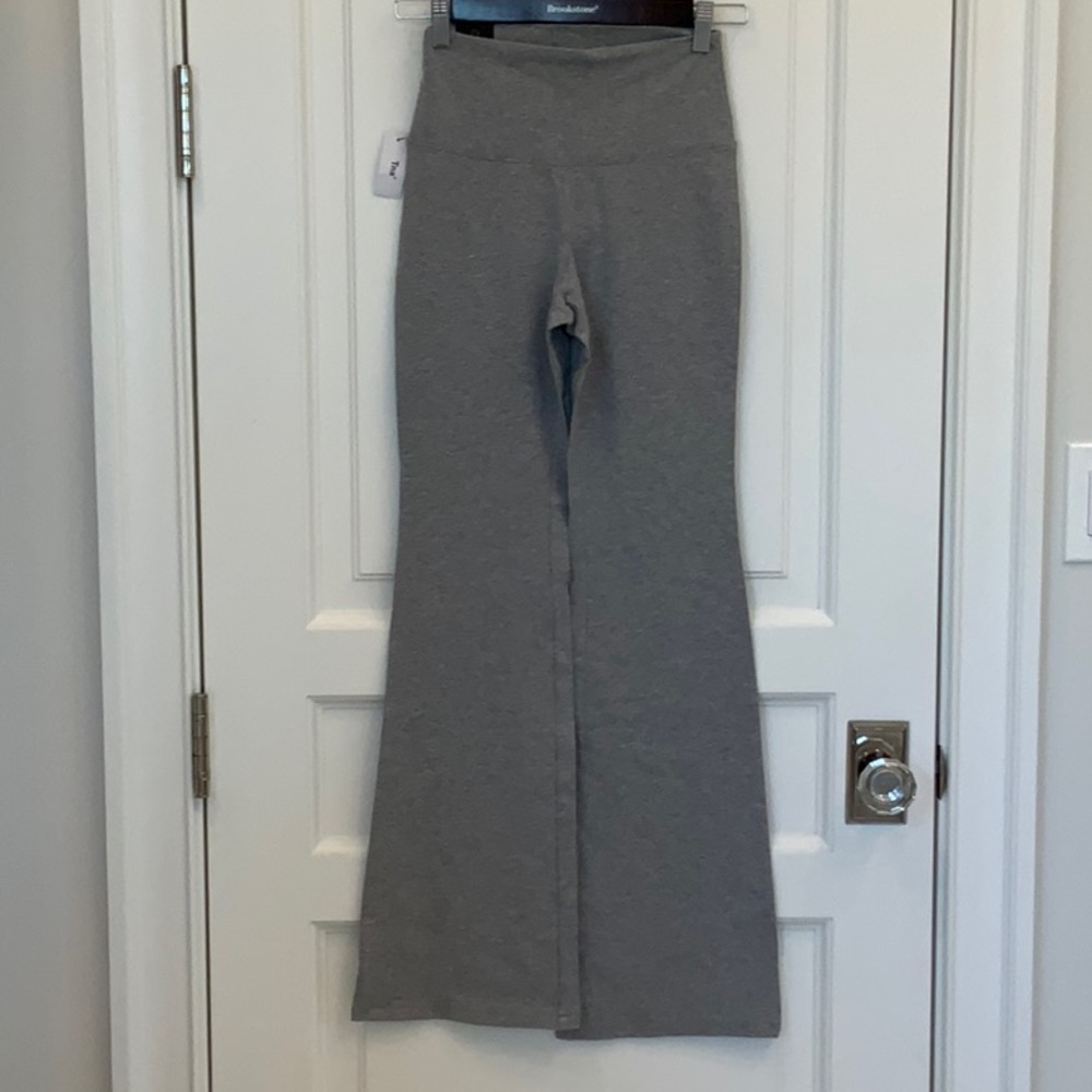 Aritzia flare gray pants